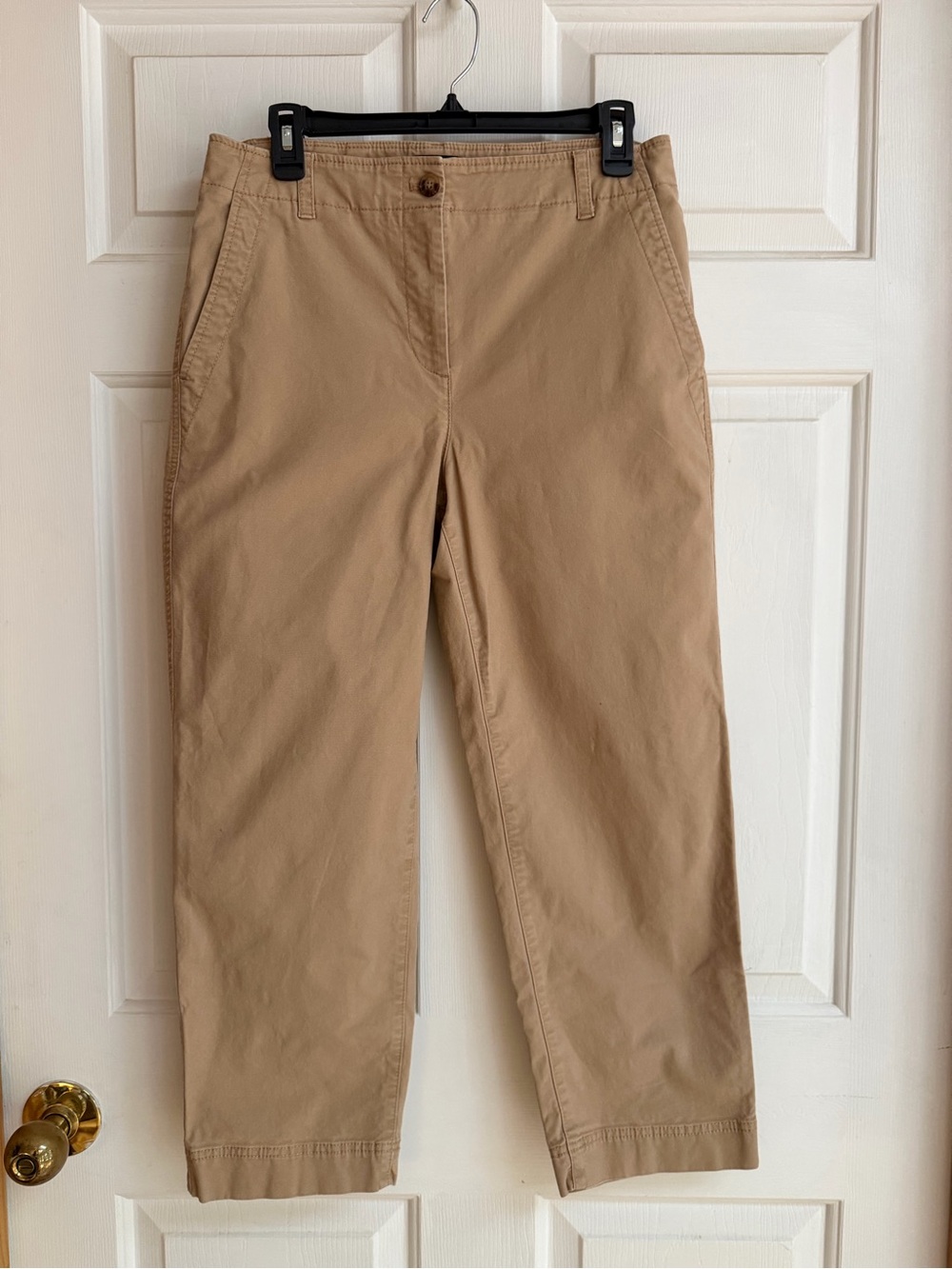 Talbots Khaki Cropped Chino Pants
